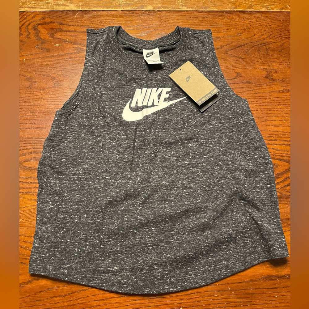COPY - Girls NIKE tank top size XL gray. NWT